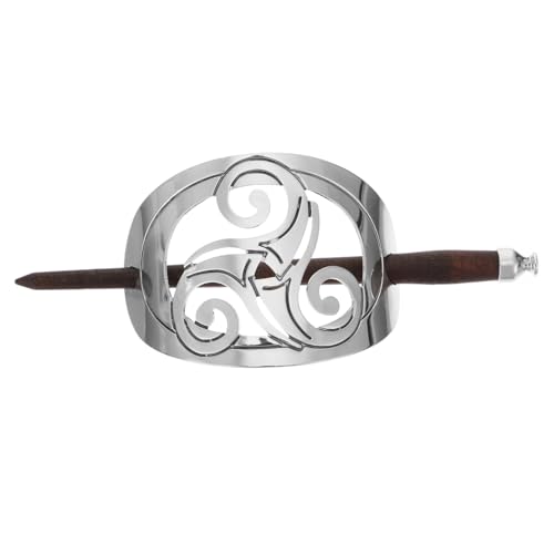FONDOTIN Chinesischer Haarschmuck Retro Haarspange aus Metall Geometrisches Design Leicht zu Tragen Einzigartiger Haarnadel für Frauen Passend zu Traditioneller Kleidung Geschenkidee von FONDOTIN