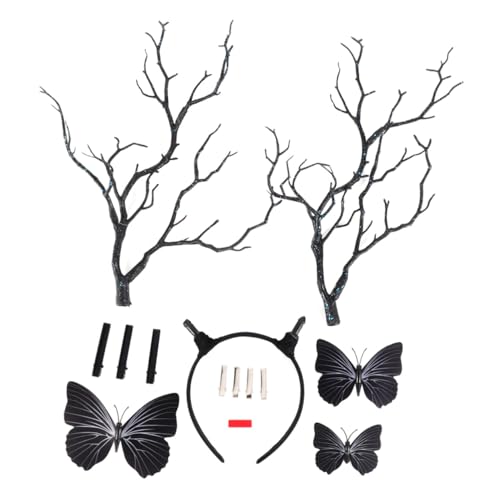 FONDOTIN Cosplay Geweih Haarband Design Haarschmuck für Party Festival Damen Stirnband Stilvoll und Langlebig Bequem Tragbar Haarziehen für Fotoshootings und Festliche Zufällige Farbe von FONDOTIN