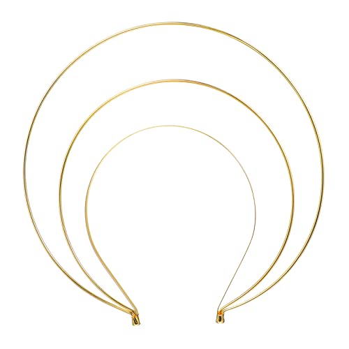 FONDOTIN Damen Kostüm Haarschmuck aus Dreilagiger Heiligenschein Stirnband Krone für Cosplay Hochzeit Halloween Party und Festliche Anlässe von FONDOTIN