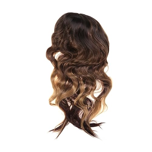 FONDOTIN Damen Perücke Lockig Mittel Scheitel Synthetisch Hitzebeständig Cosplay Haarnetz Integriert Komfortabel Alltag Party Karneval FONDOTIN Damen Perücke Lockig Mittel Scheitel Synthetisch Hitzebeständig Cosplay Haarnetz Integriert Komfortabel Alltag Party Karneval von FONDOTIN
