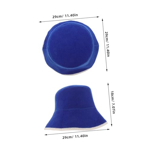 FONDOTIN Dicker Filz Sauna Hut aus Natürlicher Wolle Saugfähige Saunakappe mit Verstellbarer für Damen und Herren Traditioneller Russischer Badehut für Sauna Dampfbad Spa Nutzung von FONDOTIN