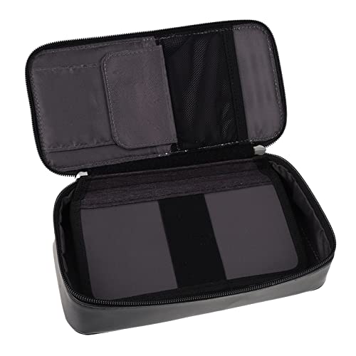 FONDOTIN Großes Federmäppchen mit Reißverschluss für Schule Doppellagig Stifte Organizer Einfarbig für Schreibwaren von FONDOTIN