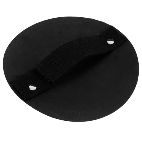 FONDOTIN Doppelseitiger Peeling Rückenschrubber für Dusche und Badewanne Starkes Exfolierendes Dusch handtuch Rundes Körperpeeling Sanfte Massage Langlebiges Material Schwarz von FONDOTIN