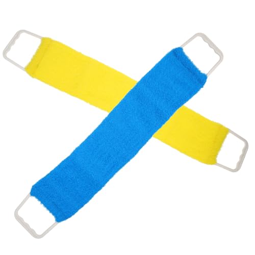 FONDOTIN Massage Badetuch Für Männer Rückenschrubber Doppelseitig Peeling Handtuch Für Dusche Rückenreinigung Hautmassage Gurt von FONDOTIN