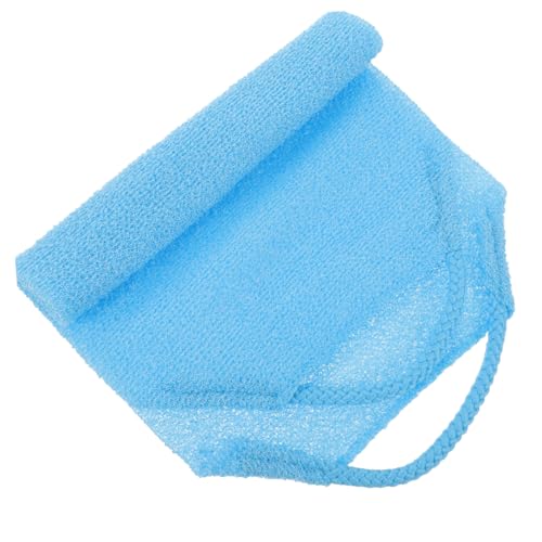 FONDOTIN Doppelseitiges Peeling Badetuch mit Starkem Peelingeffekt und Sanfter Massage Unisex Körperpeeling Waschlappen mit Aufhängeschlaufe für Einfache Lagerung und Tiefenreinigung von FONDOTIN
