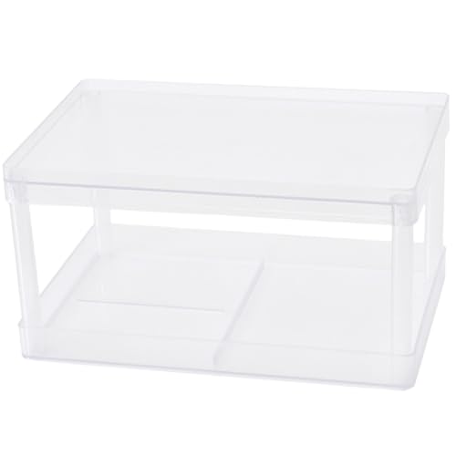 FONDOTIN Doppelstöckiger Makeup Organizer aus Robustem Abnehmbarer Desktop Kosmetikständer Transparenter Aufbewahrungsständer für Vielseitiger Kosmetikregal für Schlafzimmer und Badezimmer FONDOTIN Doppelstöckiger Makeup Organizer aus Robustem Abnehmbarer Desktop Kosmetikständer Transparenter Aufbewahrungsständer für Vielseitiger Kosmetikregal für Schlafzimmer und Badezimmer von FONDOTIN