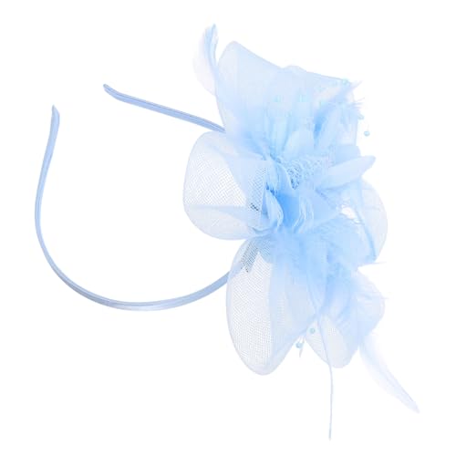 FONDOTIN Eleganter Fascinator Haarreif mit Federn und Vintage Schleier Braut Haarschmuck für Hochzeiten und Partys Romantisches Haar Accessoire mit Clip für Damen und Hochzeitsgäste FONDOTIN Eleganter Fascinator Haarreif mit Federn und Vintage Schleier Braut Haarschmuck für Hochzeiten und Partys Romantisches Haar Accessoire mit Clip für Damen und Hochzeitsgäste von FONDOTIN