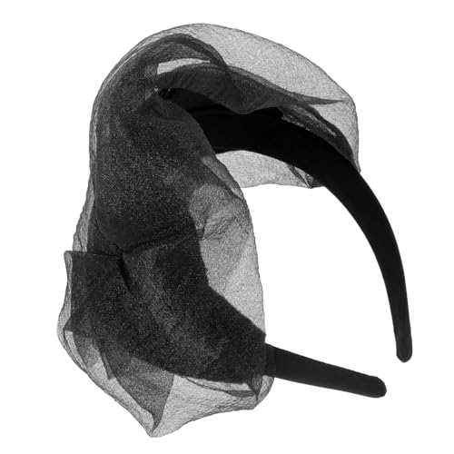 FONDOTIN Fascinator Stirnband Damen Kopfschmuck Vintage Stil Leichtes Komfortables Haarschmuck Party Hochzeit Cocktail Accessoire Schwarzer Französischer Retro Mesh Hut FONDOTIN Fascinator Stirnband Damen Kopfschmuck Vintage Stil Leichtes Komfortables Haarschmuck Party Hochzeit Cocktail Accessoire Schwarzer Französischer Retro Mesh Hut von FONDOTIN