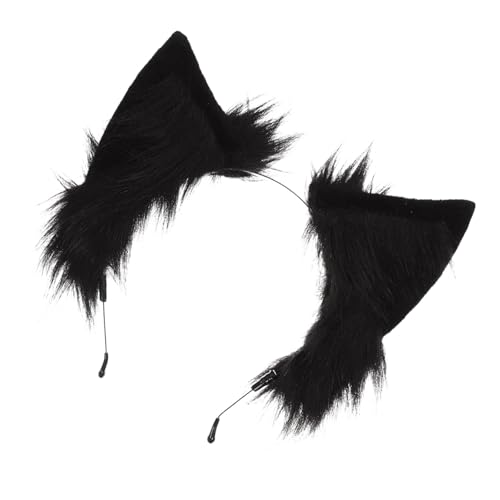 FONDOTIN Flauschiges Katzenohren Stirnband Plüsch Haarreif Haarband Damen Mädchen Cosplay Party Karneval Kostüm Zubehör Design Highlight Haaraccessoire von FONDOTIN