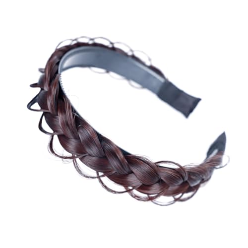 FONDOTIN Geflochtenes Stirnband Damen Haarreif Leicht Für Mädchen Teenager Modischer Haarschmuck von FONDOTIN