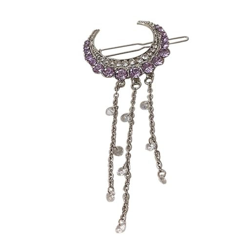 FONDOTIN Glänzende Quasten Haarnadel mit Funkelnden Strasssteinen Eleganter Haarschmuck Damen Geeignet für Partys und Festliche Anlässe Haarspange für Erwachsene von FONDOTIN