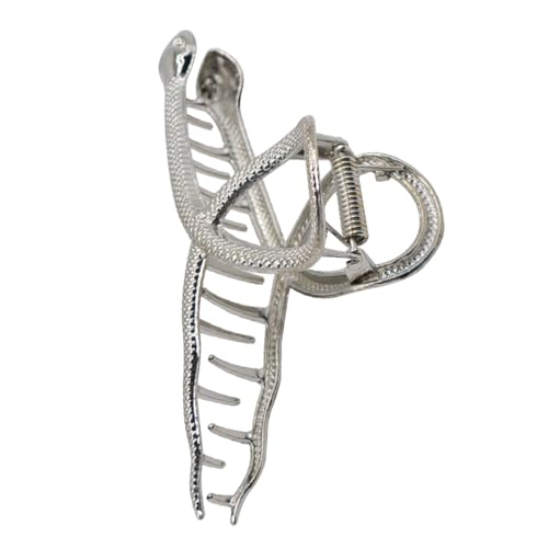 FONDOTIN Große Haarklammer Metall Haarkralle Schlange Design Krallenclip für Dickes Haar Damen Styling Langlebig Modisch Robust für Alltag Shopping Dating Arbeit von FONDOTIN