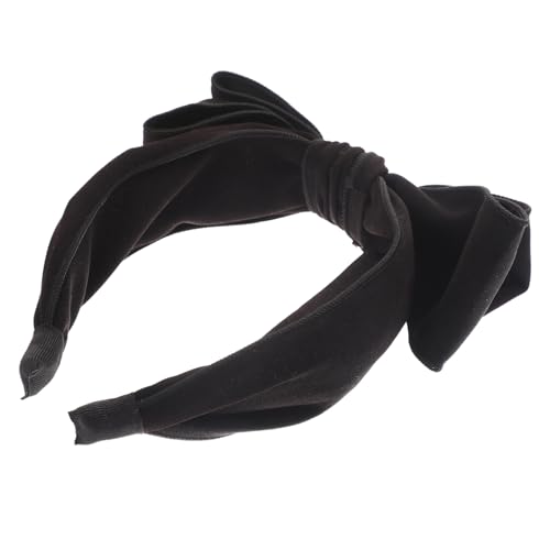 FONDOTIN Großer Schleifen Haarreif Damen Breites Stoff Haarband mit Elegantem Knoten Vielseitiges Haarschmuck Accessoire für Party Cosplay und Alltag Geeignet für Mädchen und Frauen von FONDOTIN