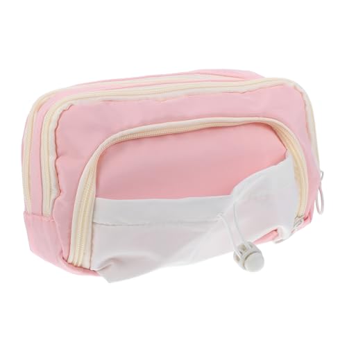 FONDOTIN Großes Federmäppchen mit Doppelter Lage Handliches Federmäppchen für Erwachsene und Sekundarstufe Leichte Langlebige Stifttasche zur Aufbewahrung von Stiften und Schreibwaren von FONDOTIN