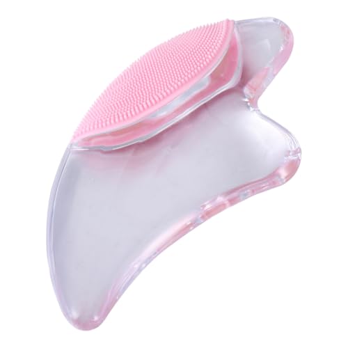 FONDOTIN Gua Sha Therapieplatte Transparent Polierte Massageplatte aus Premium harz Für Gesichts Hautpflege Frauen Sanfte Scraping Bar Für Entspannung und Erfrischung von FONDOTIN