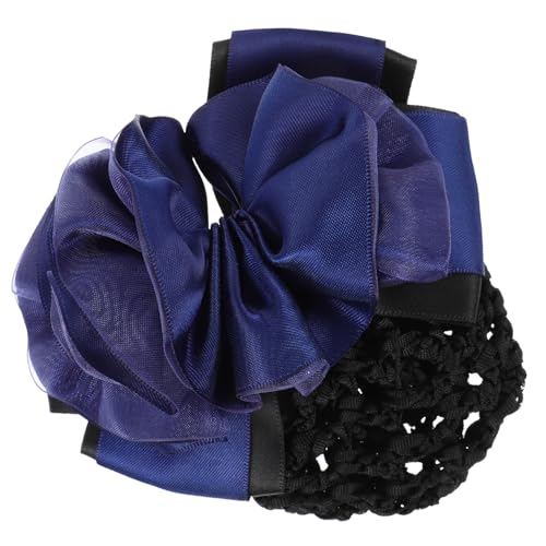 FONDOTIN Haar netz Dutt Haarnetz Clip für Damen Professionelles Haarknoten accessoire Einfach zu Verwenden Stilvoll und Praktisch für Servicekräfte für Arbeit und Alltag Blaues von FONDOTIN