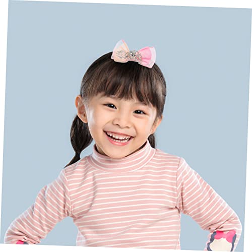 FONDOTIN Haarschleifen Haarspangen Kronenform Niedliche Haaraccessoires für Mädchen Jahre Farbverlaufendes Haarband Bequem und Vielseitig für Geburtstagsfeiern und Alltag von FONDOTIN