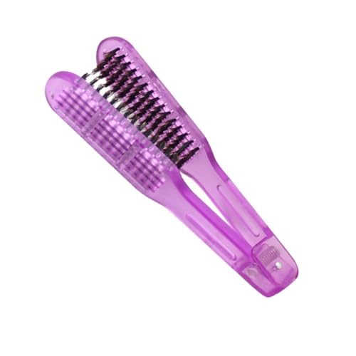 FONDOTIN Hitzebeständiger Doppelseitiger Haarglättungskamm mit Wildschweinborsten Ergonomischer Kunststoffgriff Antistatisch für Frauen zur Haarbehandlung und Frizz Reduzierung Geeignet FONDOTIN Hitzebeständiger Doppelseitiger Haarglättungskamm mit Wildschweinborsten Ergonomischer Kunststoffgriff Antistatisch für Frauen zur Haarbehandlung und Frizz Reduzierung Geeignet von FONDOTIN