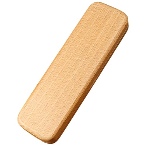 FONDOTIN Holz Stifteetui Einzelstift Aufbewahrungsbox Tragbarer Stift Organizer mit Klappdeckel als Schreibwaren für Büro Schule und Business von FONDOTIN