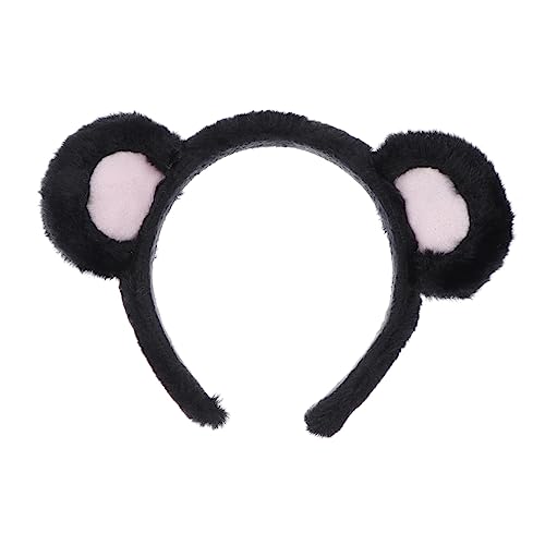 FONDOTIN Kawaii Bär Ohren Haarreif für Damen Niedliches Haaraccessoire für Kostümpartys Karneval Weihnachten Hochzeiten und Mehr Leichtes und Formbeständiges Design aus Hochwertigem von FONDOTIN