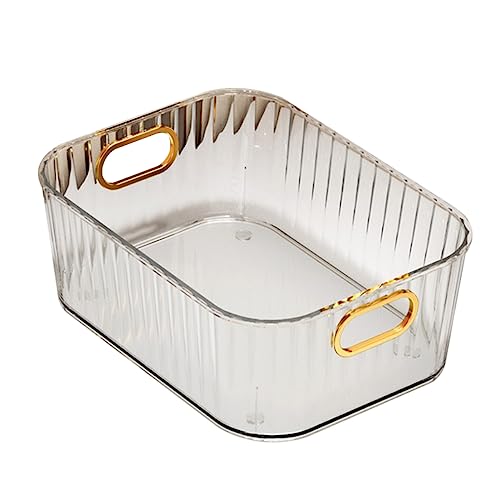 FONDOTIN Kosmetik-aufbewahrungsbox Transparent Desktop-organizer Kosmetik-organizer Aufbewahrungsbox Für Make-up Und Hautpflegeprodukte Kleinigkeiten Aufbewahrungsbehälter Badezimmer Wohnzi von FONDOTIN