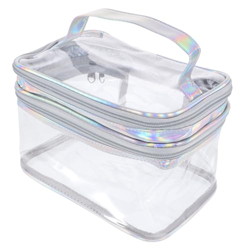 FONDOTIN Make-up Tasche Mit Großem Fassungsvermögen Wasserdichter Transparenter Organizer Für Kosmetik Und Toilettenartikel Für Reisen Und Zuhause Mit Praktischem Tragegriff FONDOTIN Make-up Tasche Mit Großem Fassungsvermögen Wasserdichter Transparenter Organizer Für Kosmetik Und Toilettenartikel Für Reisen Und Zuhause Mit Praktischem Tragegriff von FONDOTIN