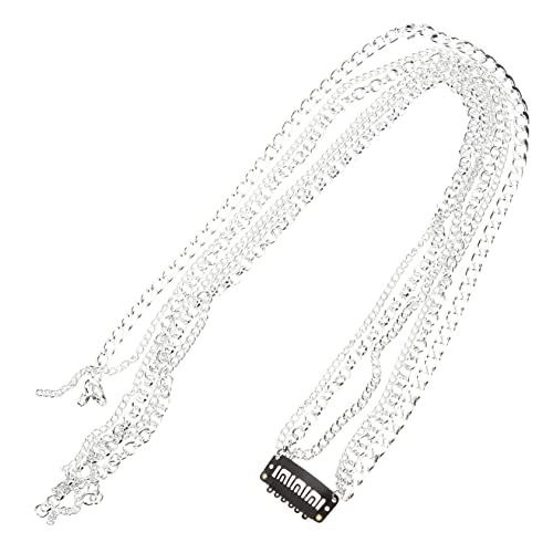 FONDOTIN Lange Strass Quasten Haarkette Damen Haarschmuck mit Clip Haarverlängerung Headpiece Stabiles Design für Modische Frisuren Komfortabel und Sicher für Alltag und Events FONDOTIN Lange Strass Quasten Haarkette Damen Haarschmuck mit Clip Haarverlängerung Headpiece Stabiles Design für Modische Frisuren Komfortabel und Sicher für Alltag und Events von FONDOTIN