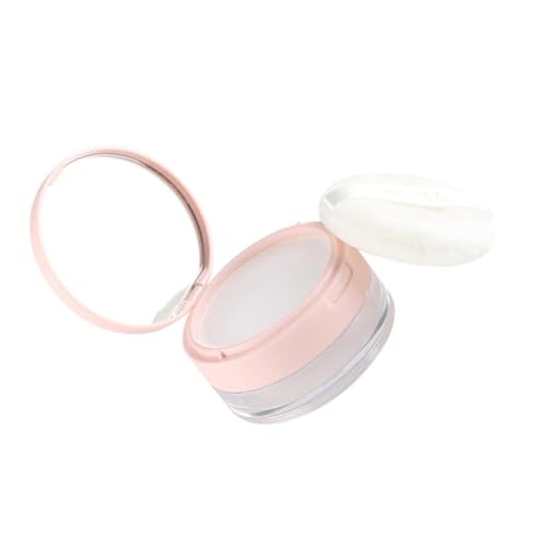 FONDOTIN Leere Puderdose mit Spiegel und Pflanzenflaum Puderquaste Kosmetik Aufbewahrungsbox für Make Up Puder Wiederbefüllbar und Langlebig für Damen und FONDOTIN Leere Puderdose mit Spiegel und Pflanzenflaum Puderquaste Kosmetik Aufbewahrungsbox für Make Up Puder Wiederbefüllbar und Langlebig für Damen und von FONDOTIN