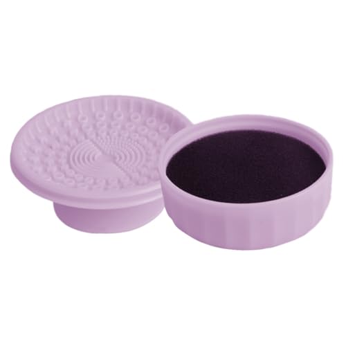 FONDOTIN Make up Pinselreiniger Box Silikon Dual use Pinselreinigungsgerät Handlich für Augenbrauen Lidschatten Pinsel Effektive Reinigung mit Strukturierter Oberfläche Langlebig und FONDOTIN Make up Pinselreiniger Box Silikon Dual use Pinselreinigungsgerät Handlich für Augenbrauen Lidschatten Pinsel Effektive Reinigung mit Strukturierter Oberfläche Langlebig und von FONDOTIN