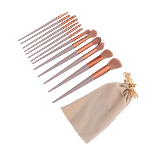 FONDOTIN Make up Pinselset mit Künstlichen Fasern Robustem Griff Vielseitig für Gesicht Lidschatten Tragbar mit Beutel für Damen und Professionelle Anwendungen FONDOTIN Make up Pinselset mit Künstlichen Fasern Robustem Griff Vielseitig für Gesicht Lidschatten Tragbar mit Beutel für Damen und Professionelle Anwendungen von FONDOTIN