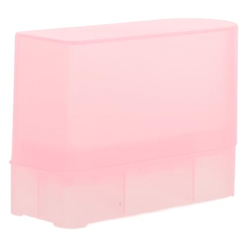 FONDOTIN Maniküre Bohrer Aufbewahrungsbox Fächer Staubdicht Praktisch Halbtransparentes Kunststoff Organizer für Nagelpolierer und Schleifköpfe Tragbar und Robust für Maniküre Pediküre von FONDOTIN