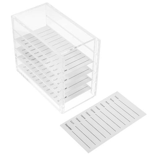 FONDOTIN Mehrschichtiger Wimpernaufbewahrungskoffer Tragbare Make-up-box Für Falsche Wimpern Aus Acryl Schönheitsaccessoire Für Australische Frauen von FONDOTIN