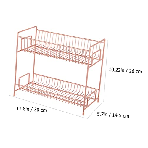 FONDOTIN Mehrschichtiges Kleinteileregal Aus Eisen Für Kosmetika Und Schreibwaren Desktop-organizer-regal Für Schlafzimmer Und Wohnzimmer von FONDOTIN