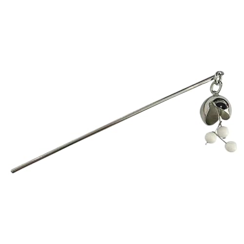 FONDOTIN Metallic Haarstab mit Quasten Vintage Haarschmuck für Frauen Minimalistisches Design Einfach zu Tragen Passend zu Verschiedenen Outfits für Alltag Hochzeit und Party Geschenkidee von FONDOTIN