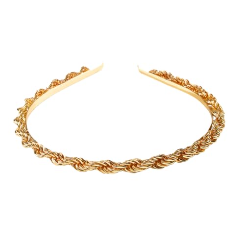 FONDOTIN Modischer Damen Haarreif aus Metall mit Stilvollem Ketten Design Langlebiges Party Haaraccessoire Charmantes Stirnband für Festliche Anlässe und Alltag FONDOTIN Modischer Damen Haarreif aus Metall mit Stilvollem Ketten Design Langlebiges Party Haaraccessoire Charmantes Stirnband für Festliche Anlässe und Alltag von FONDOTIN