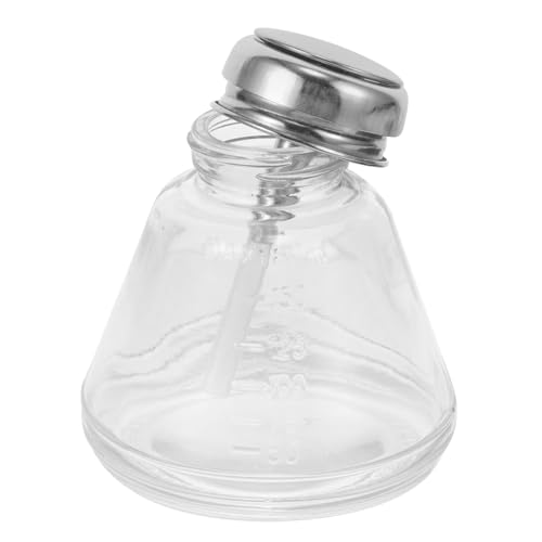 FONDOTIN Nachfüllbare Nagellackentferner Flasche Pressflasche aus Langlebigem Material für Nagellack Alkohol Make up Entferner und Kosmetik Flüssigkeiten Kompakt Wiederverwendbar von FONDOTIN