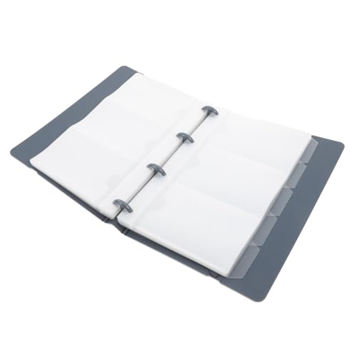 FONDOTIN Name Cards Case Visitenkartenbox Blau mit Kartenfächern Kreativer und Tragbarer Namenskartenhalter Kratzfest Praktisch für Ordnung und Schutz Einfaches Einlegen und Entnehmen von FONDOTIN