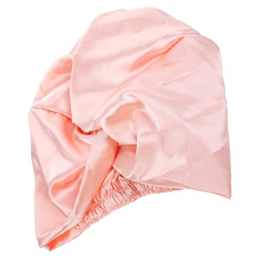 FONDOTIN Neuartige Duschhaube für Damen Doppellagige Satin Haarhaube Verstellbare Weiche und Glatte Badekappe für Makeup Spa Gesichtswäsche und Schlafen von FONDOTIN