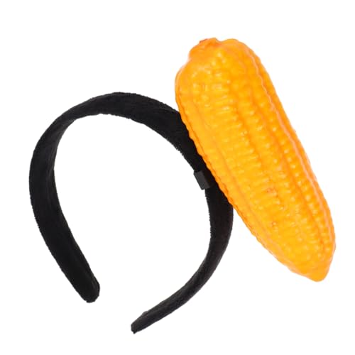 FONDOTIN Plüsch Haarschmuck Mais Stirnband Lustiges Kopfband Party Zubehör für Damen Mädchen Geburtstagsfeier Karneval Kostüm Accessoire Weiches Bequemes Haarreif von FONDOTIN