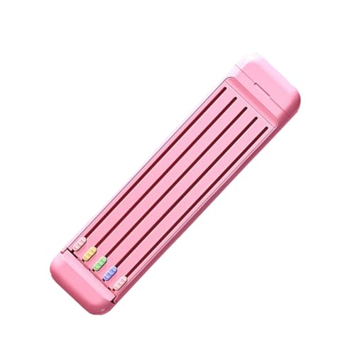 FONDOTIN Praktische Tragbare Stiftebox aus Kunststoff Multifunktionaler Organizer mit Kreativem Design Leicht und Kompakt zur Geordneten Aufbewahrung von Schreibwaren für Schüler von FONDOTIN