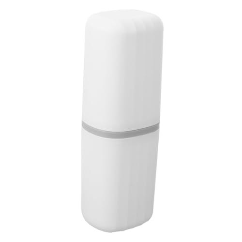 FONDOTIN Reise Zahnbürstenetui Zahnpasta Zahnbürstenhalter Abnehmbar Wiederverwendbarer Kunststoff Becher Hygienisch Kompakt für Familie Outdoor Geschäftsreisen Wandern und Urlaub von FONDOTIN