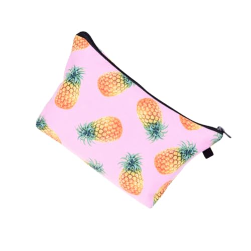 FONDOTIN Reisetasche Kosmetiktasche Damen Ananas Tragbar Leicht Große Kapazität Makeup Organizer Für Reisen Urlaub Outdoor Nutzung von FONDOTIN