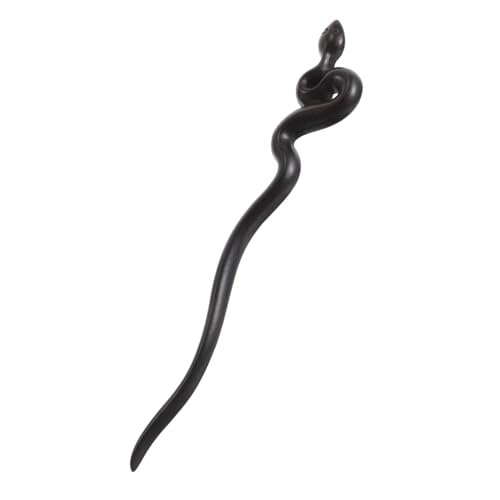 FONDOTIN Retro Haarnadel aus Schwarzem Holz Schlangenförmig Handgefertigt Stilvolles Haarschmuck accessoire für Damen Passend zu Hanfu und Cheongsam Eleganter Holz haarstab für FONDOTIN Retro Haarnadel aus Schwarzem Holz Schlangenförmig Handgefertigt Stilvolles Haarschmuck accessoire für Damen Passend zu Hanfu und Cheongsam Eleganter Holz haarstab für von FONDOTIN