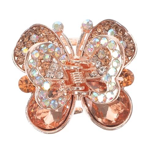 FONDOTIN Schmetterling Haarspange Mittlere mit Funkelnden Strasssteinen Haarklammer für Dünnes Haar Stabiler Haarclip für Frauen und Mädchen Eleganter Haarschmuck für Alltag und Party FONDOTIN Schmetterling Haarspange Mittlere mit Funkelnden Strasssteinen Haarklammer für Dünnes Haar Stabiler Haarclip für Frauen und Mädchen Eleganter Haarschmuck für Alltag und Party von FONDOTIN