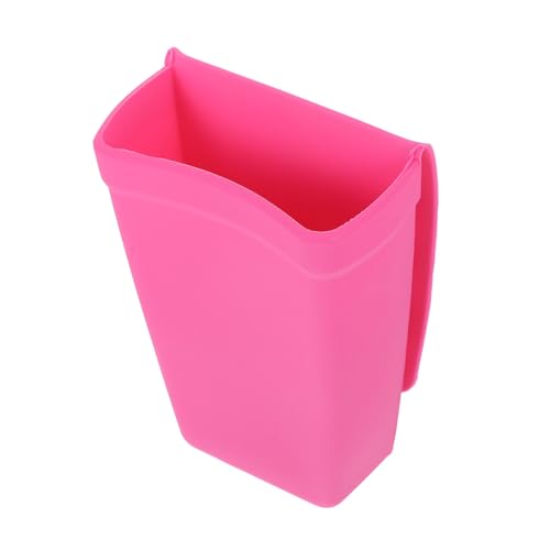FONDOTIN Silikon Haarwerkzeug Organizer mit Saugnapf Wandhalterung für Haartrockner und Lockenstab Makeup Pinselhalter Rutschfest Stabil Platzsparend Rosa von FONDOTIN