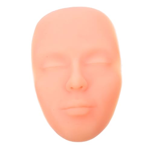 FONDOTIN Silikon übungsgesicht Realistische Make up praxishaut für Augenbrauen Eyeliner Tattoo Anfänger Wiederverwendbar Langlebig Pflegeleicht von FONDOTIN