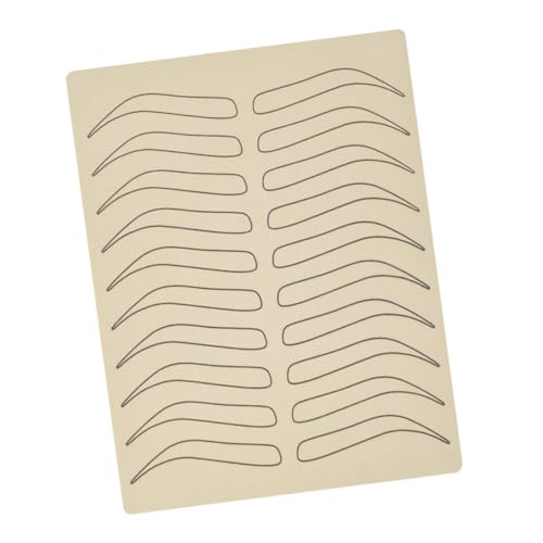 FONDOTIN Simulierte Silikon Augenbrauen Übungshaut Einseitig Schwarz Anfänger Praxis Haut für Tattoo Microblading und Eyeliner Training Farbfrei Hautfreundlich Doppelseitig Nutzbar FONDOTIN Simulierte Silikon Augenbrauen Übungshaut Einseitig Schwarz Anfänger Praxis Haut für Tattoo Microblading und Eyeliner Training Farbfrei Hautfreundlich Doppelseitig Nutzbar von FONDOTIN