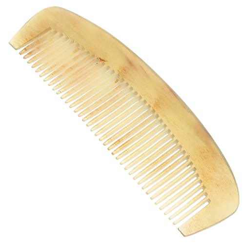 FONDOTIN Statischer Natürlicher Hornkamm Glättend und Entwirrend Kompakt und Tragbar Fördert Durchblutung und Beugt Haarausfall für Frauen Hochwertiges Langlebiges Material Zufällige Farbe von FONDOTIN