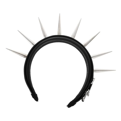 FONDOTIN Stirnband Mit Nieten Design Haarband Für Festival Und Cosplay Leicht Und Strapazierfähig Für Maskenbälle Tanzshows Und Partys von FONDOTIN
