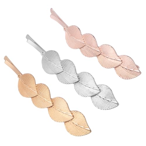FONDOTIN Teiliges Set Haarklammern für Damen Haarspangen im Blattdesign Gold Silber Roségold Stilvolle Haarschmuck Accessoires für Besondere Anlässe und Alltag FONDOTIN Teiliges Set Haarklammern für Damen Haarspangen im Blattdesign Gold Silber Roségold Stilvolle Haarschmuck Accessoires für Besondere Anlässe und Alltag von FONDOTIN